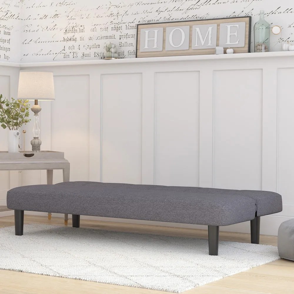 Szara rozkładana sofa 82 cm Alby – Støraa