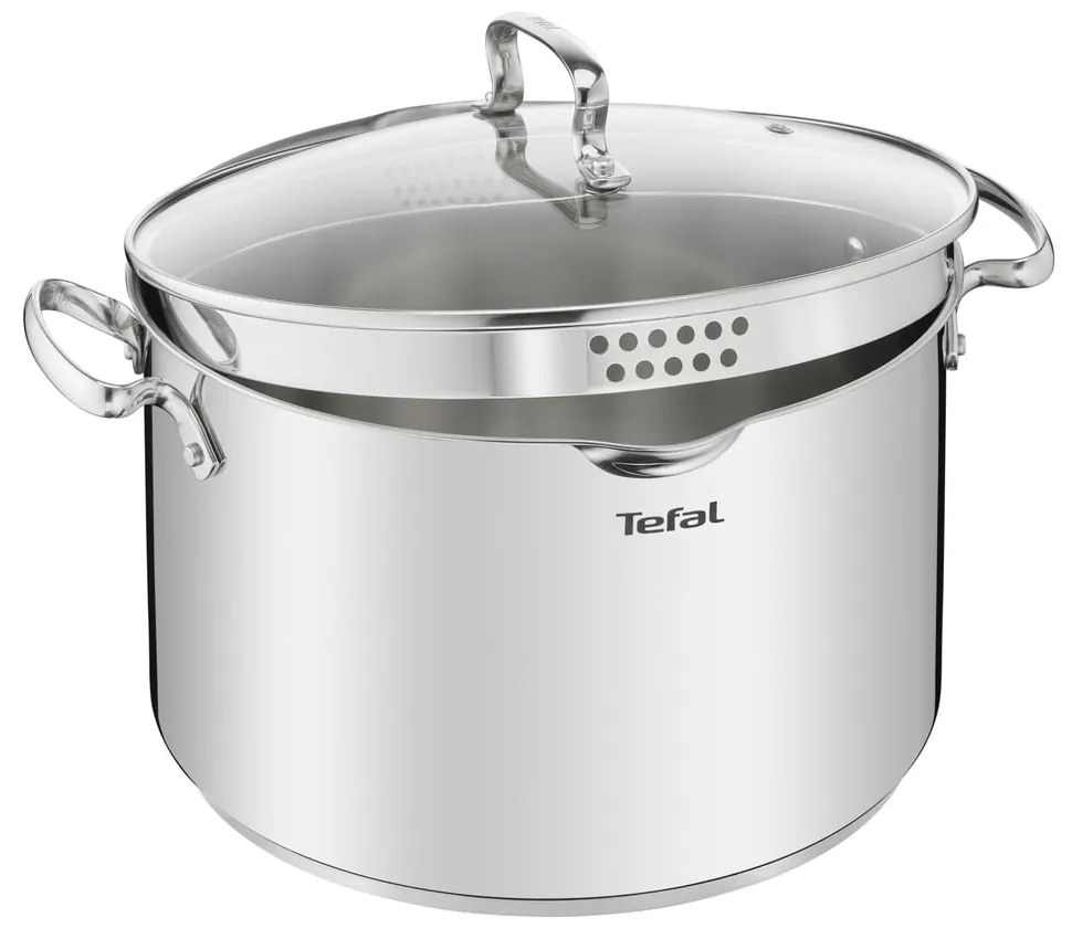 Garnek ze stali nierdzewnej odpowiedni na indukcję 10 l Duetto+ – Tefal