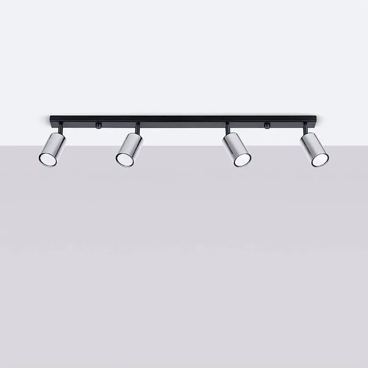 Listwa oświetleniowa WINX 4L czarna/chrom