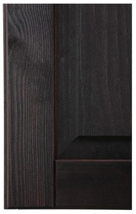 Brązowa szafka pod TV z litego drewna sosnowego 45x44 cm Cubrix – Støraa