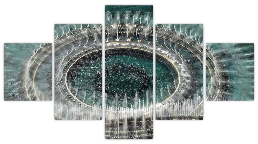 Obraz fontanny (125x70 cm)
