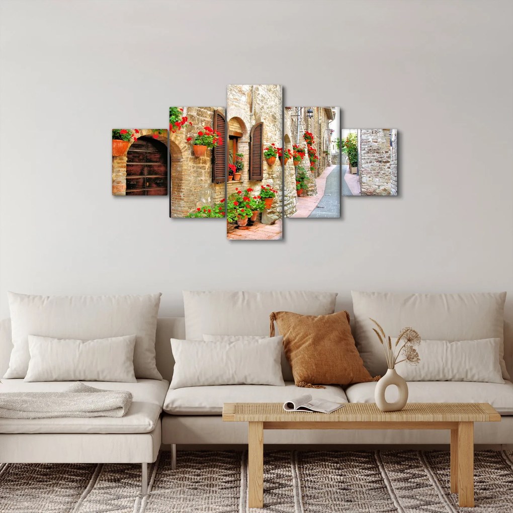Obraz - Malownicza włoska aleja (125x70 cm)