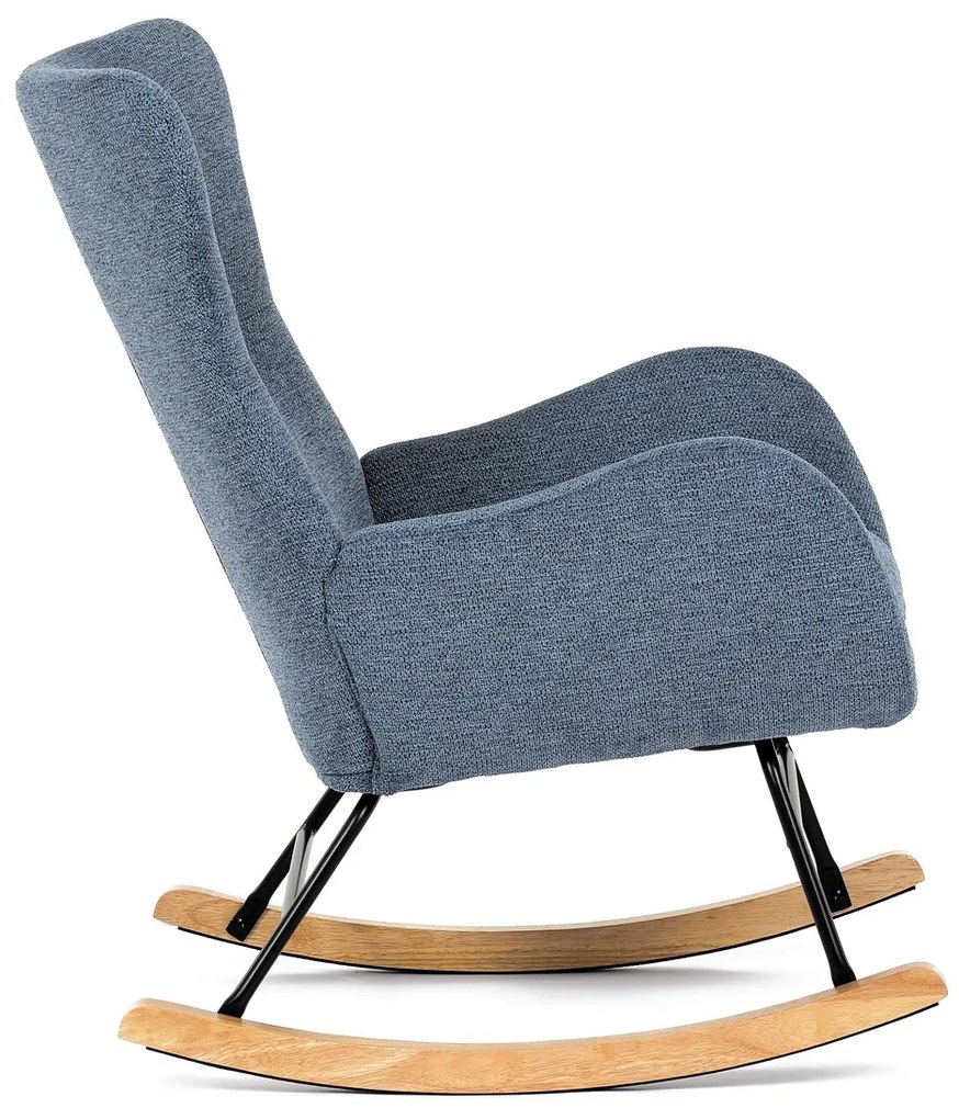 Fotel bujany BLUE2, niebieski