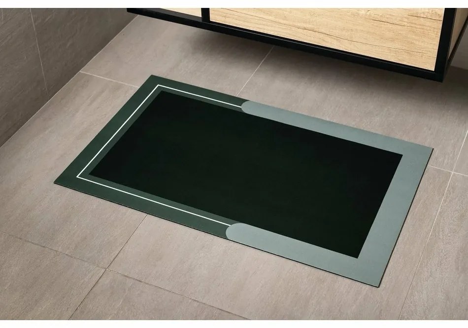AQUALINE PCD013 dywanik łazienkowy 50 x 80 cm ,zielony
