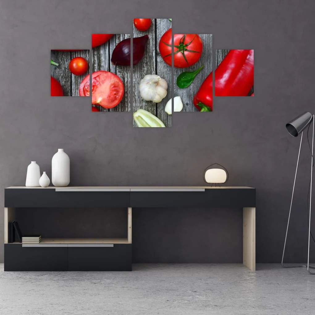Obraz warzyw (125x70 cm)