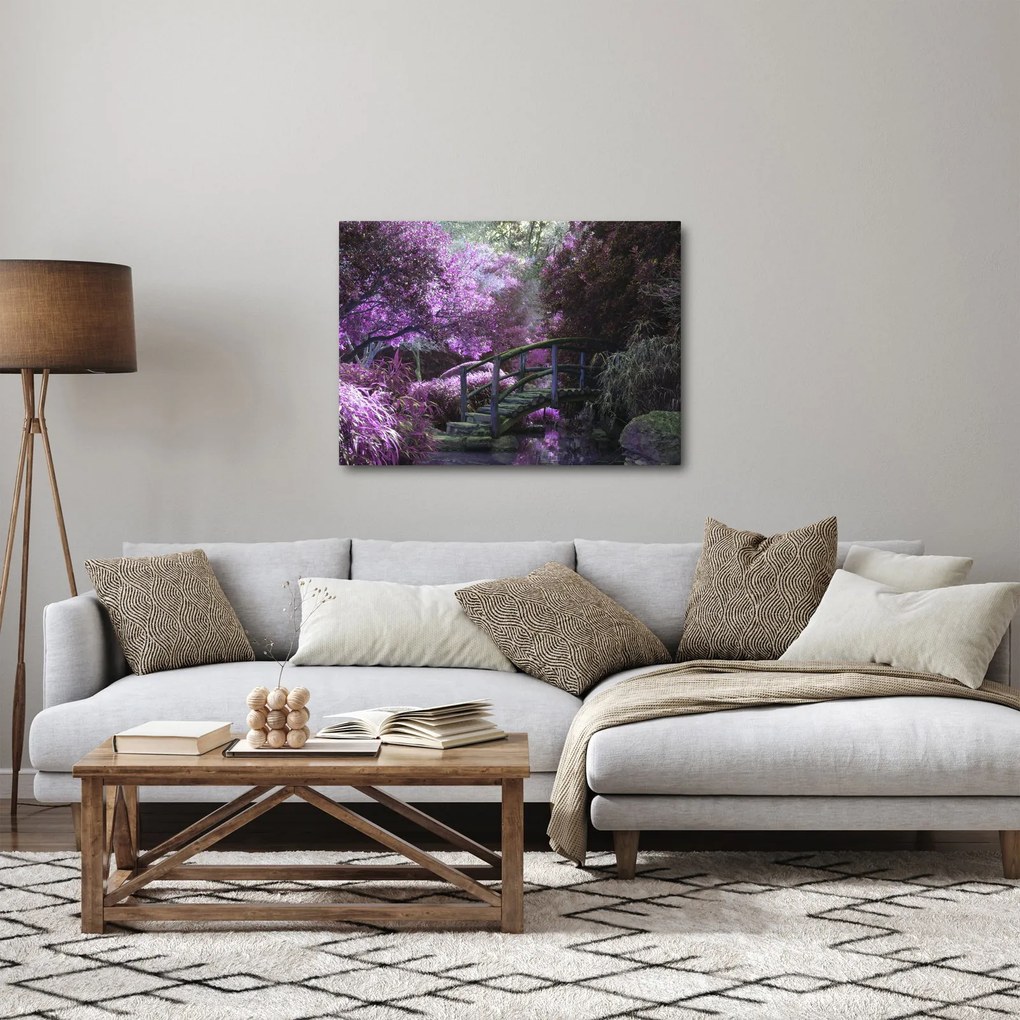Obraz - Mistyczny ogród (70x50 cm)