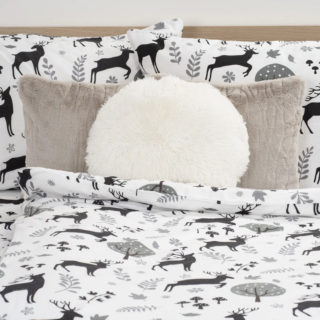 4Home Pościel flanelowa Autumn Forest, 140 x 220 cm, 70 x 90 cm