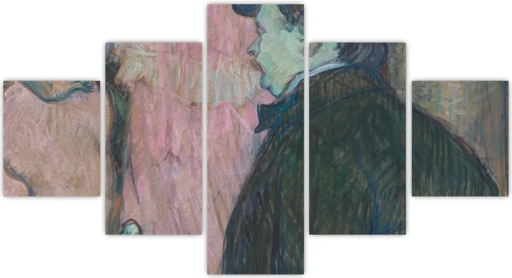 Obraz - Henri de Toulouse-Lautrec, Maxime Dethomas, reprodukcje (125x70 cm)
