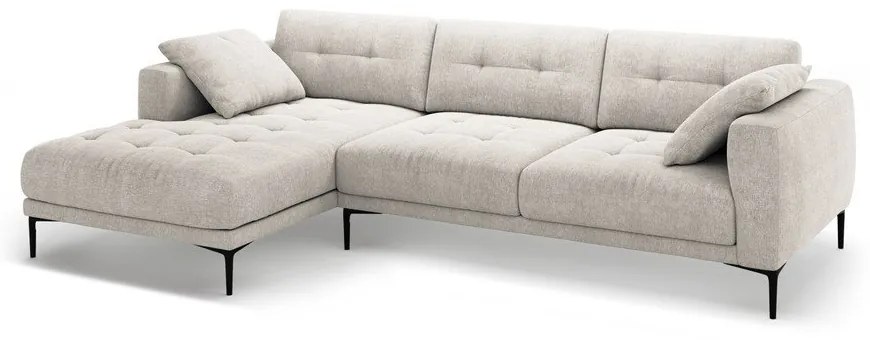 Beżowy narożnik (lewostronny/z szezlongiem) Bemy – Micadoni