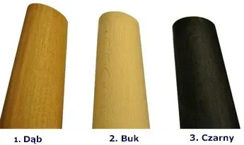 Skandynawskie biurko dąb craft + biały - Esto 6X