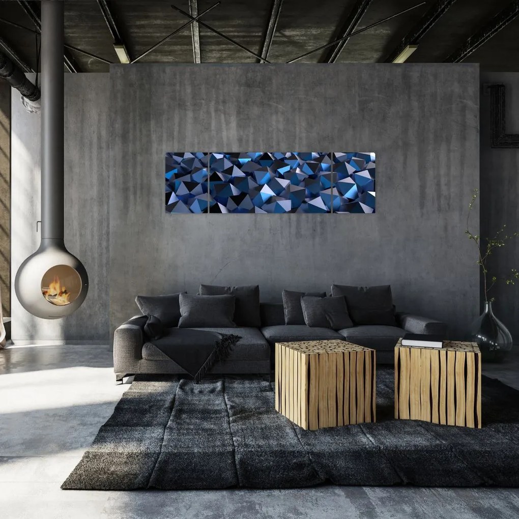 Obraz abstrakcji (170x50 cm)