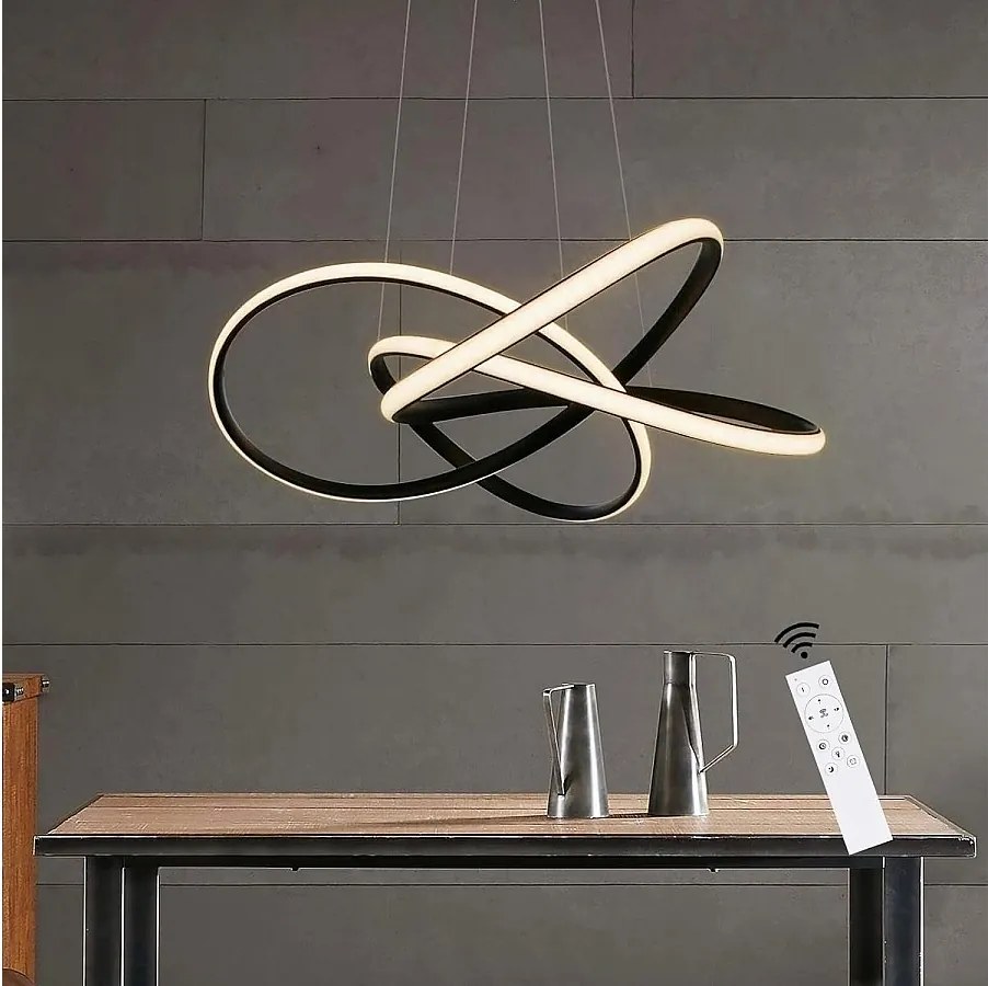 NETTLIFE Vintage Black Lampa wisząca z 5 światłami, metalowa lampa wisząca z regulacją wysokości, gniazdo E27, 62 W, ​​styl industrialny retro