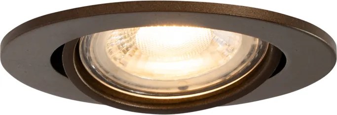 Inteligentny reflektor wpuszczany, odchylany, ciemny brąz, z Wifi GU10 50mm - Cisco