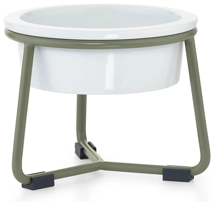 Porcelanowa miska ze stojakiem dla psów ø 20 cm Pranzo Grolive M – MiaCara