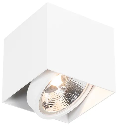Designerski reflektor z kwadratową oprawą AR111 - BoxDesignerski Oswietlenie wewnetrzne