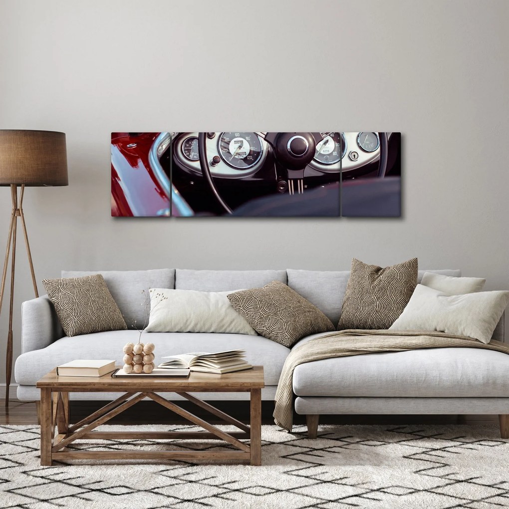 Obraz - Szczegół samochodu (170x50 cm)