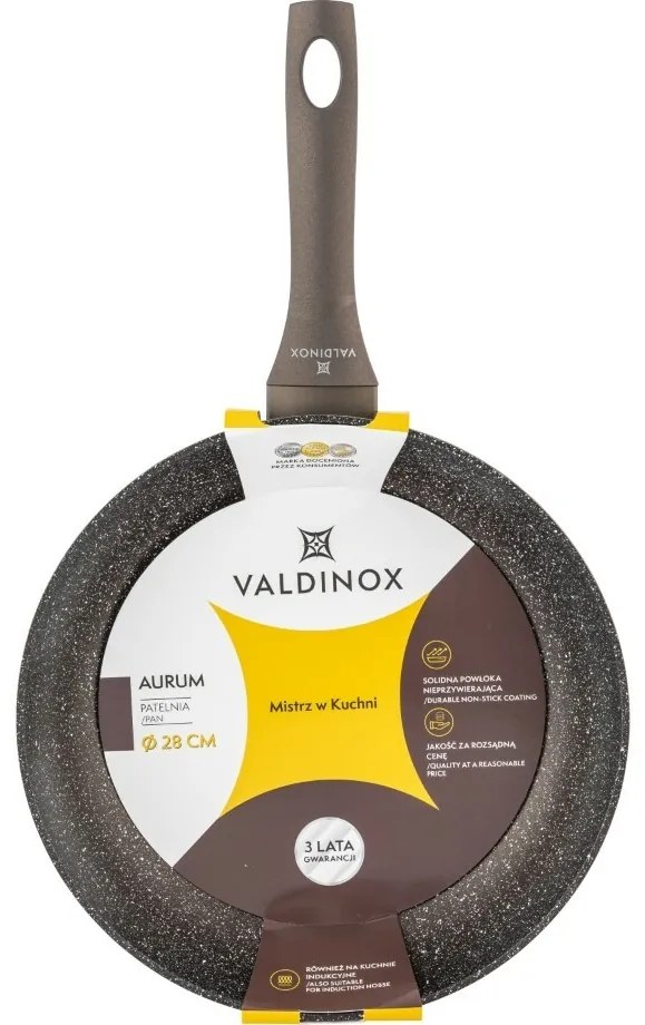 Valdinox Aurum Patelnia z powłoką nieprzywierającą, 28 cm, 28 cm
