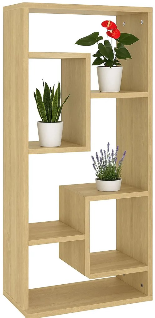 Półka wisząca lub stojąca na kwiaty dąb sonoma R6-G15