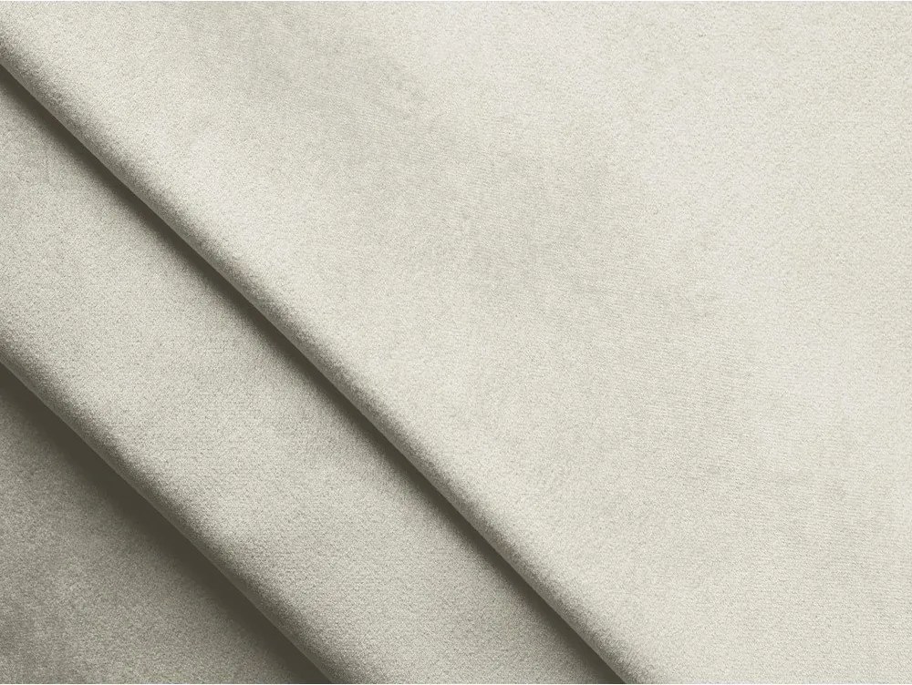 Kremowe tapicerowane łóżko dwuosobowe ze schowkiem ze stelażem 180x200 cm Lemi – Makamii