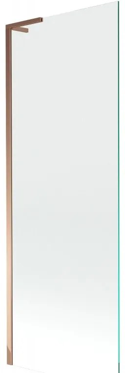 Mexen Next L parawan nawannowy 1-skrzydłowy 70 x 150 cm, transparent, różowe złoto - 895-070-000-03-00-60