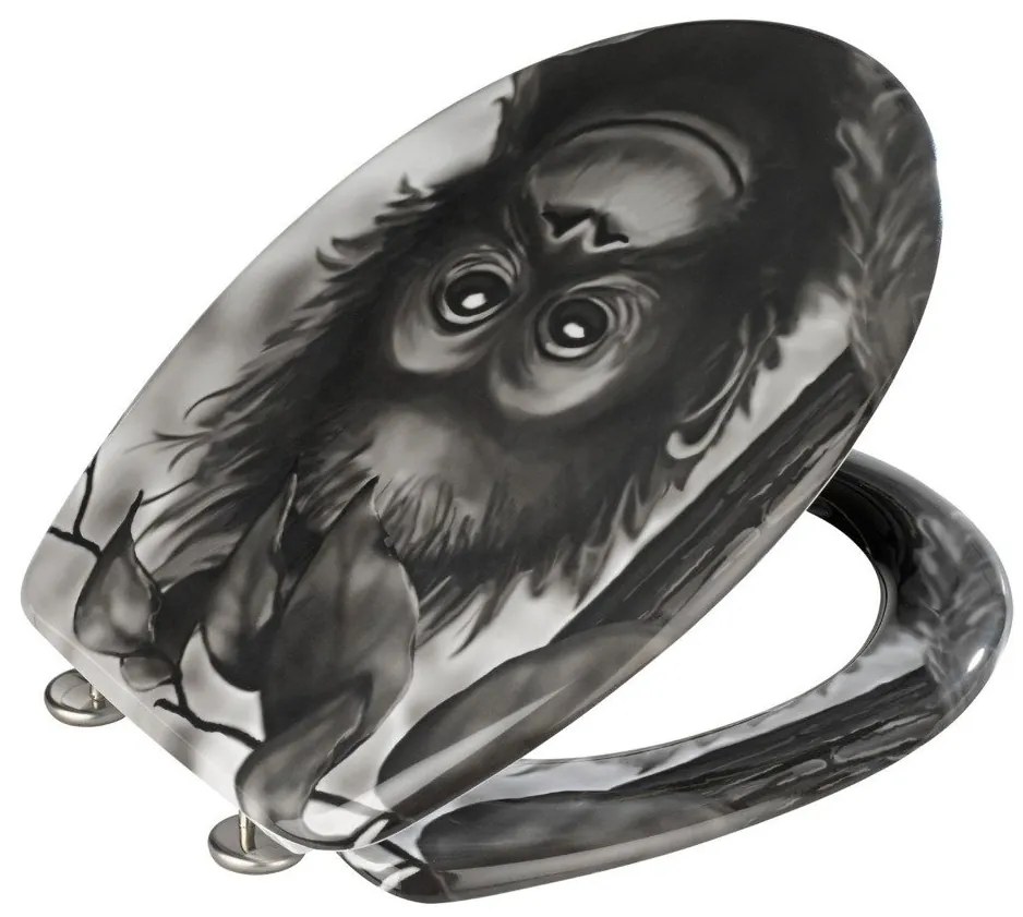 Deska sedesowa MONKEY, uniwersalna - Duroplast, WENKO