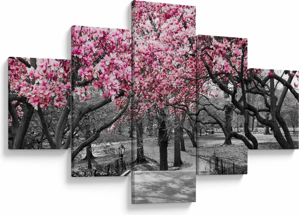 Obraz drzew magnolii (125x70 cm)