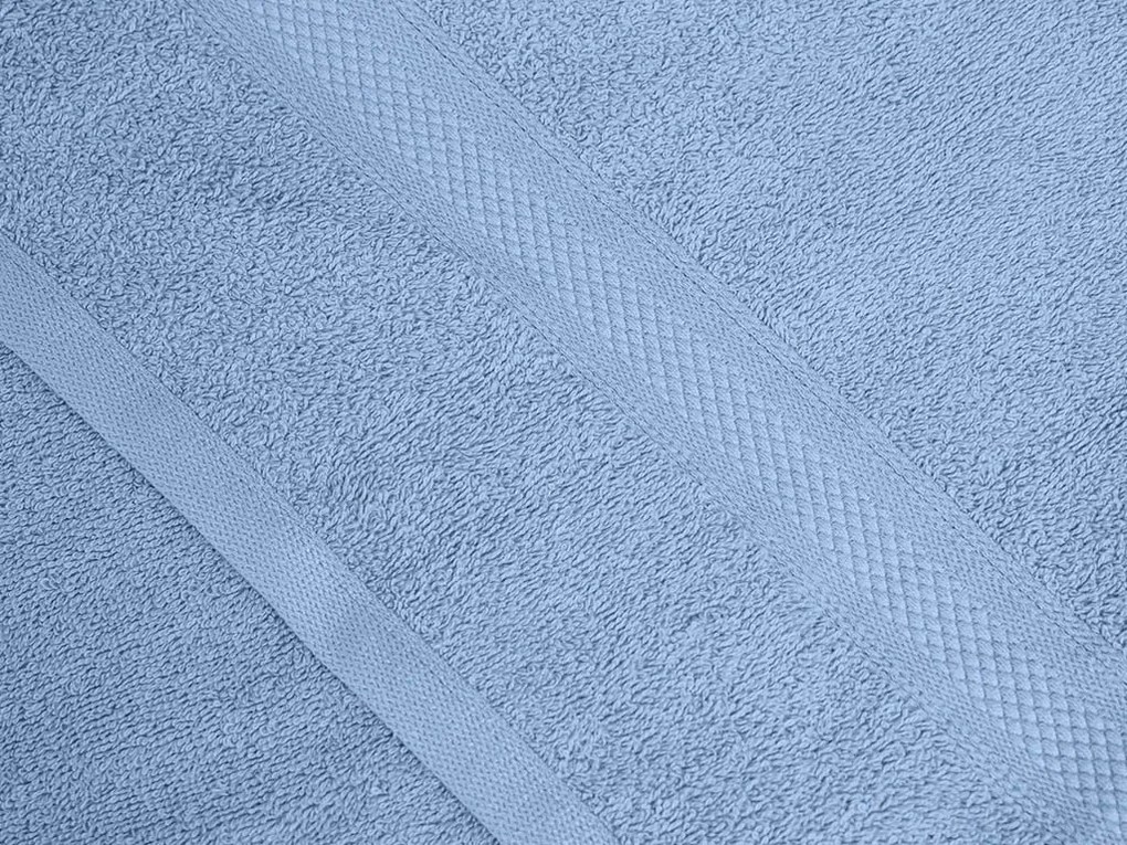 1x Ręcznik kąpielowy CLARYSSE ELEGANCE 70x140 cm + 1x ręcznik CLARYSSE 60x110 cm 100% bawełna, niebieska