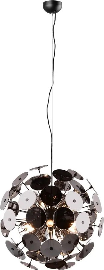 Lampa wisząca w kolorze matowej czerni Discalgo – Trio