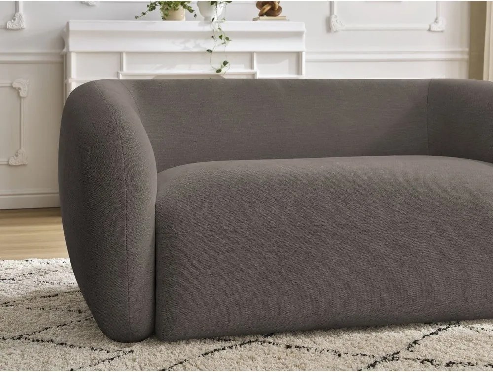 Szarobrązowa sofa z tkaniny szenilowej 160 cm Celine – Bobochic Paris
