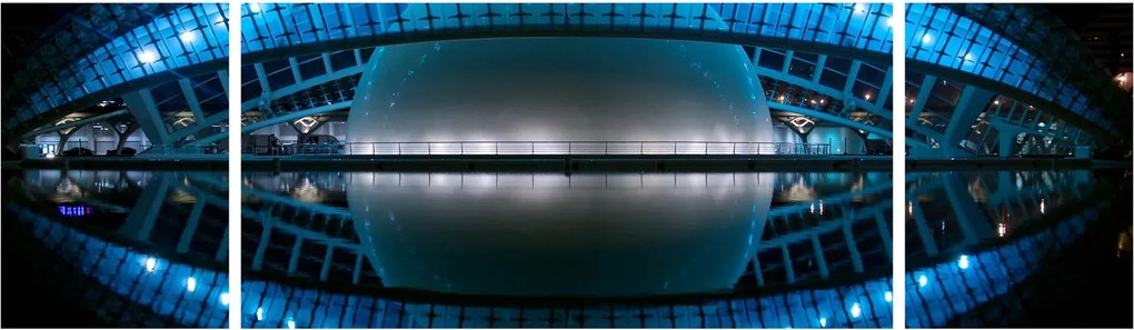 Obraz stadionu piłkarskiego (170x50 cm)