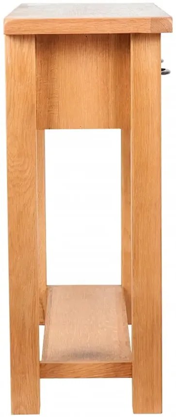 Dębowa konsola z szufladami - Ebis