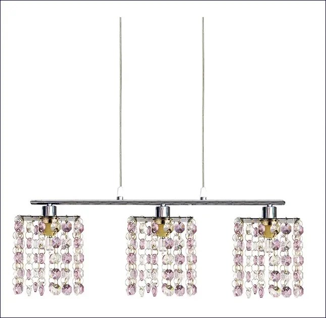 Nowoczesna kryształowa lampa wisząca - 4X D215 K9-B23