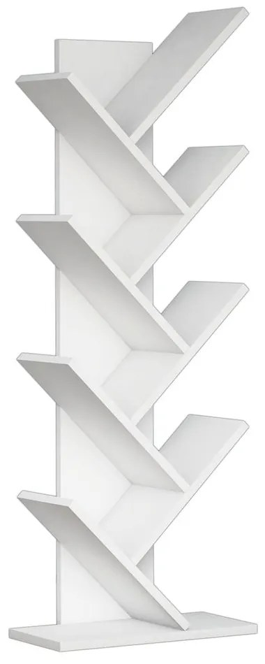 Biały regał 46x128,5 cm Hitit – Kalune Design