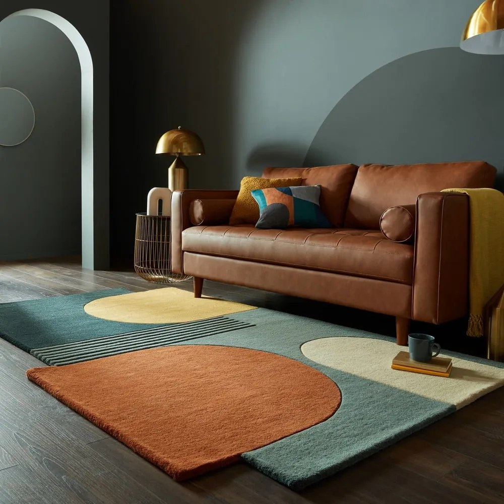 Wełniany dywan tkany ręcznie 120x180 cm Lozenge – Flair Rugs