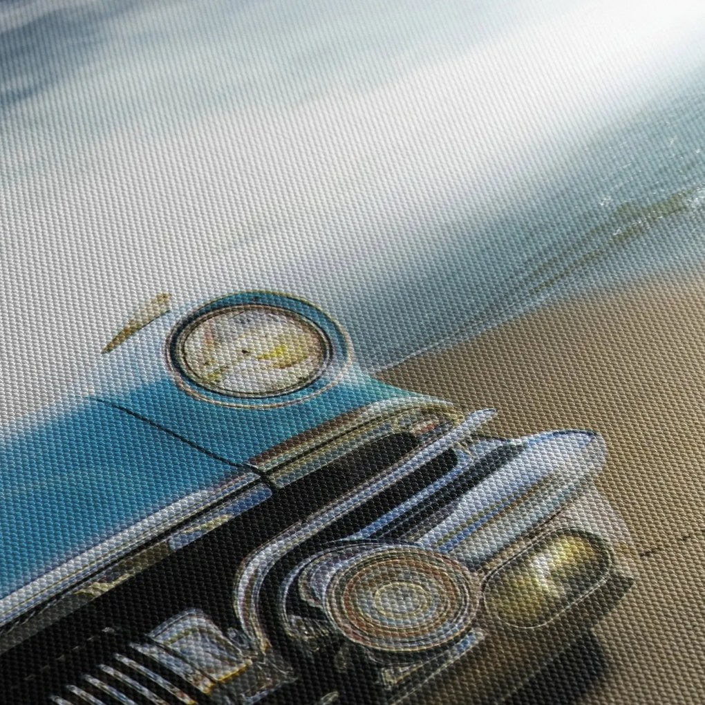 Obraz - Kabriolet w stylu vintage (125x70 cm)