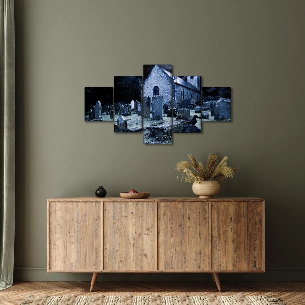 Obraz - Ciemna noc (125x70 cm)
