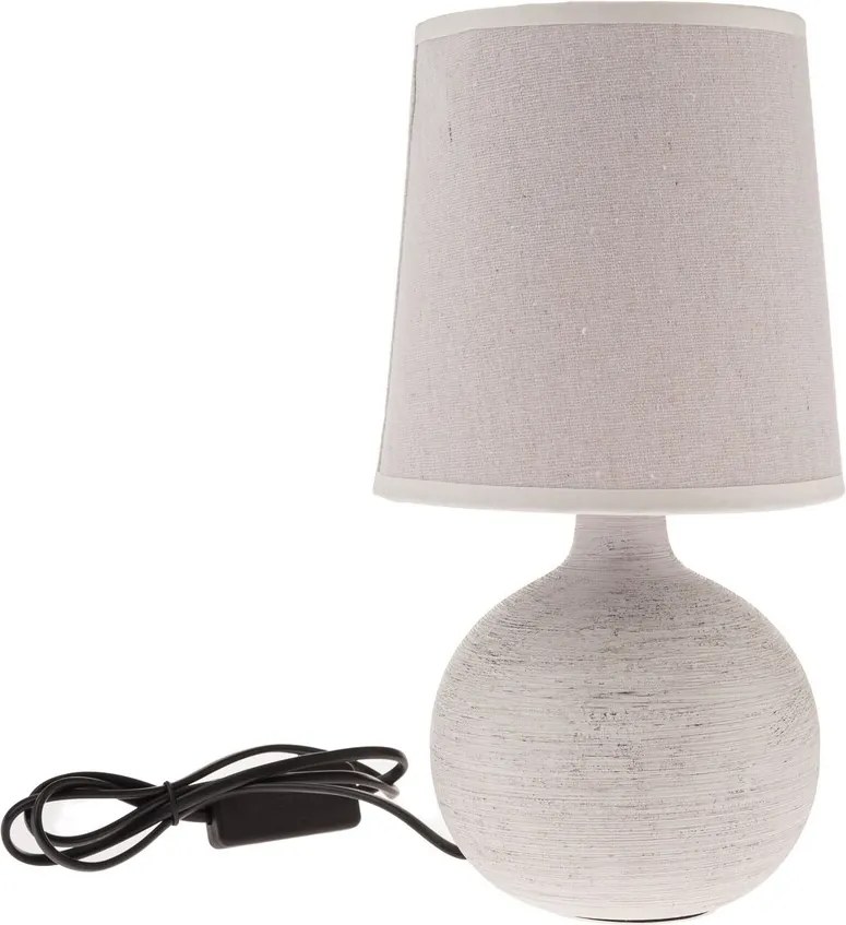 Ceramiczna lampa stołowa Luna, 29 cm, beżowy