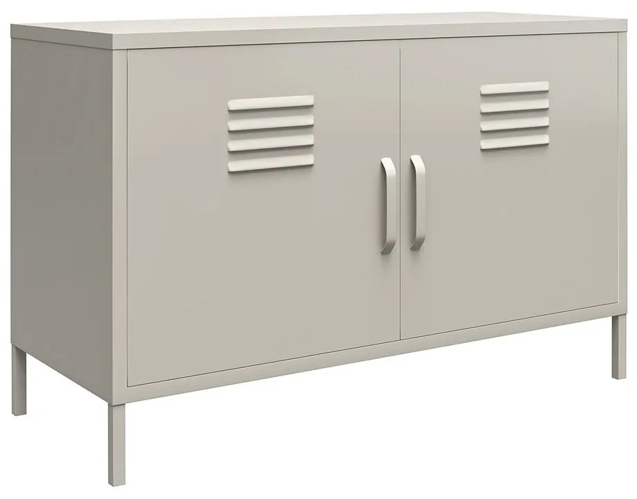 Kremowa metalowa szafka 100x64 cm Bradford – Støraa
