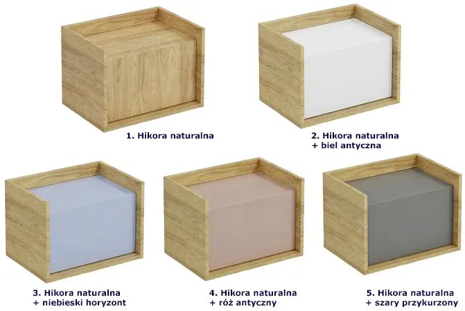 Szafka modułowa hikora + niebieski horyzont - Afilia 7X