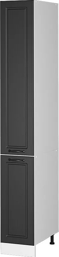 Szafka aptekarska antracytowy domek wiejski 30x57.2x206.8 r-line