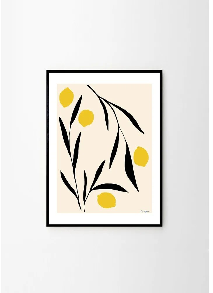 Plakat 30x40 cm Lemon – Anna Mörner – The Poster Club