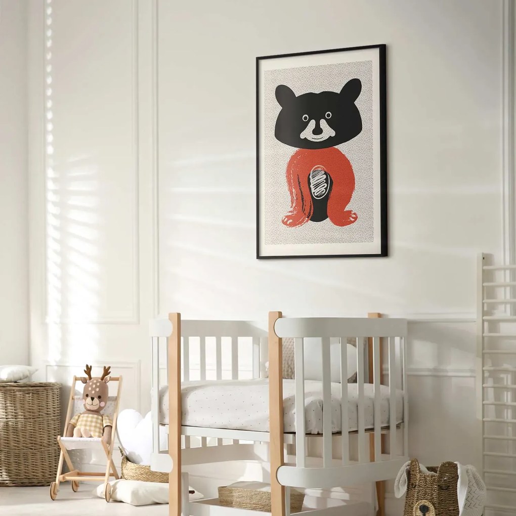 Plakat Sympatyczny szop 60x90 cm z ramą czarną z marginesem ARTGEIST B