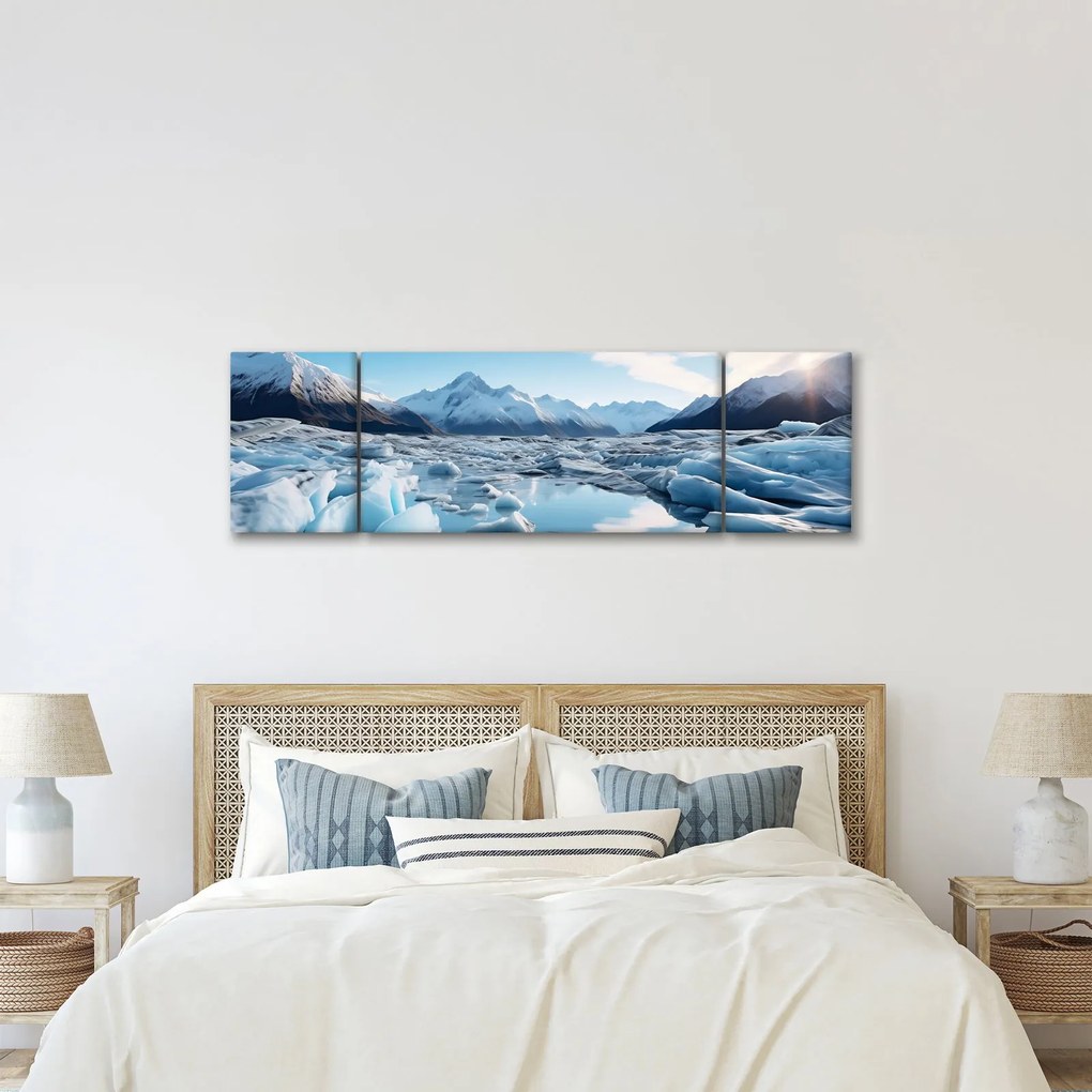 Obraz - Formacje lodowcowe (170x50 cm)