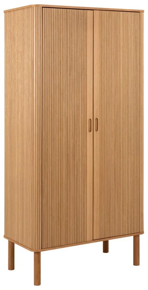 Szafa w dekorze dębu w naturalnym kolorze 100x200x55 cm Langley – Actona
