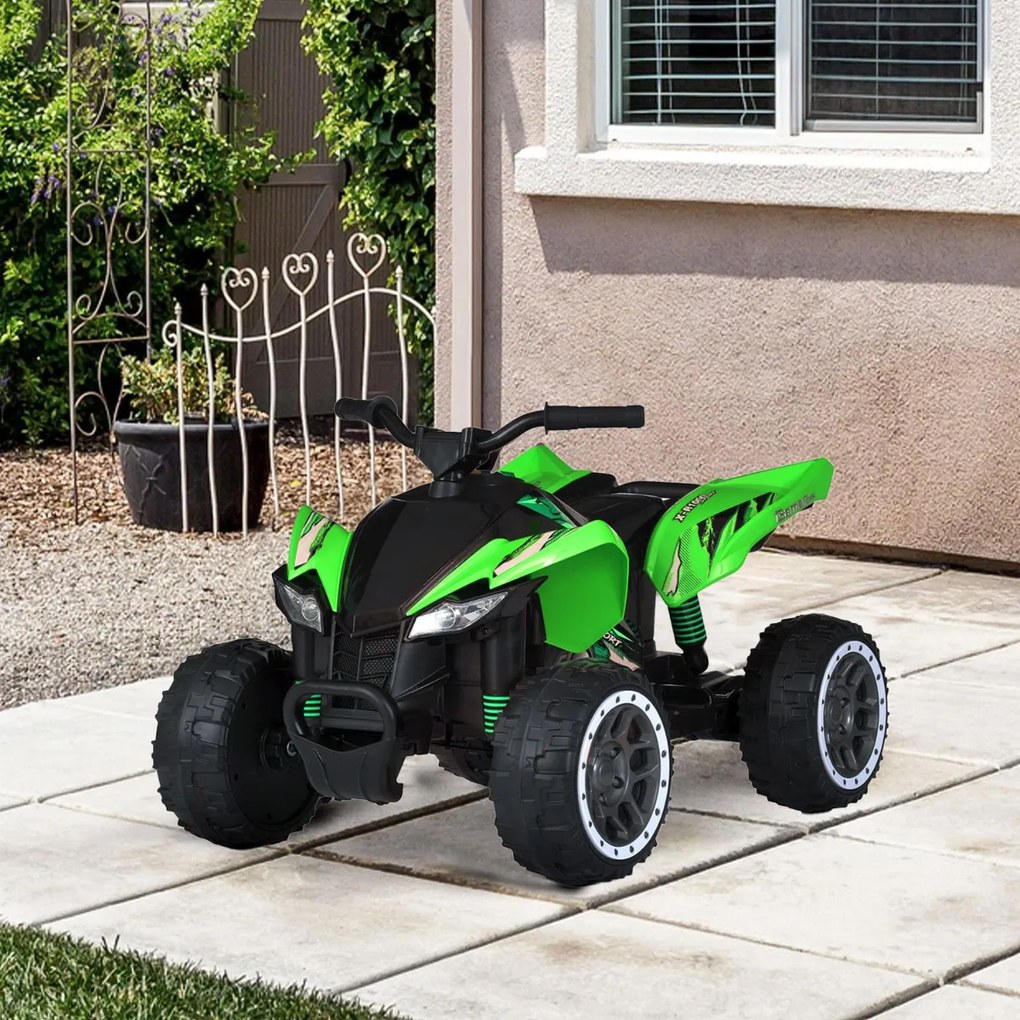 Elektryczny quad dla dzieci, 12V, zielony