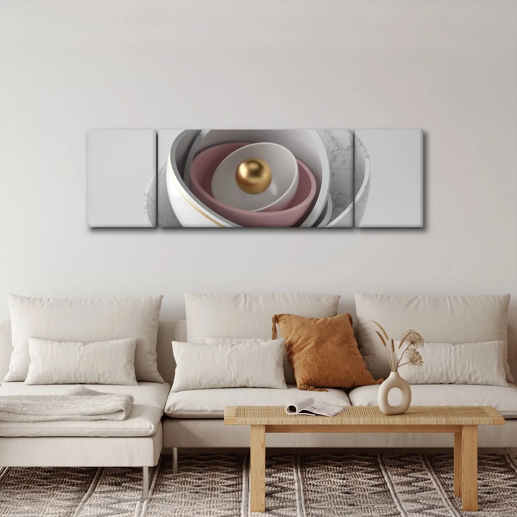 Obraz - Złota perła (170x50 cm)