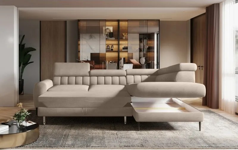 Narożnik NAVAS L z funkcją spania WERSAL