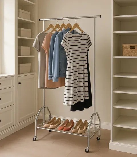 Wieszak Na Kółkach Na Ubrania T4-M50