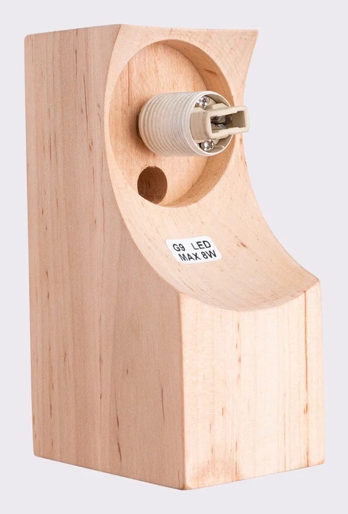 Biało-naturalny kinkiet ø 12 cm Solum – Sollux