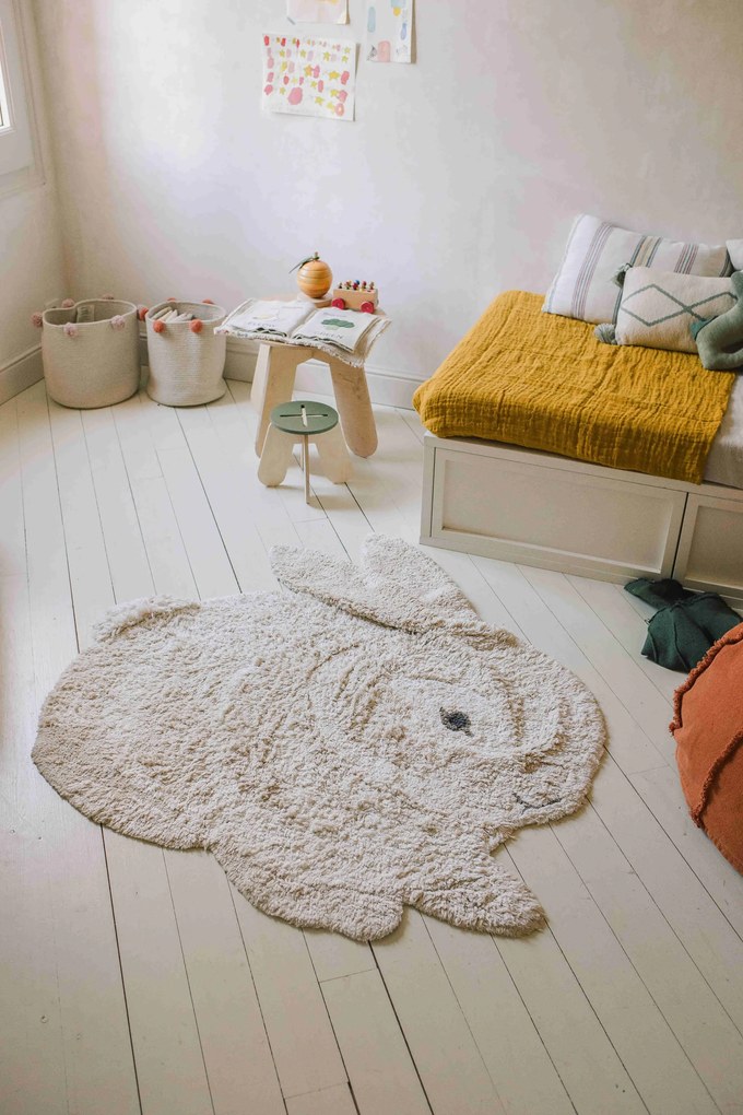 Dywan dziecięcy BUNNY 130x135cm beżowy LORENA CANALS